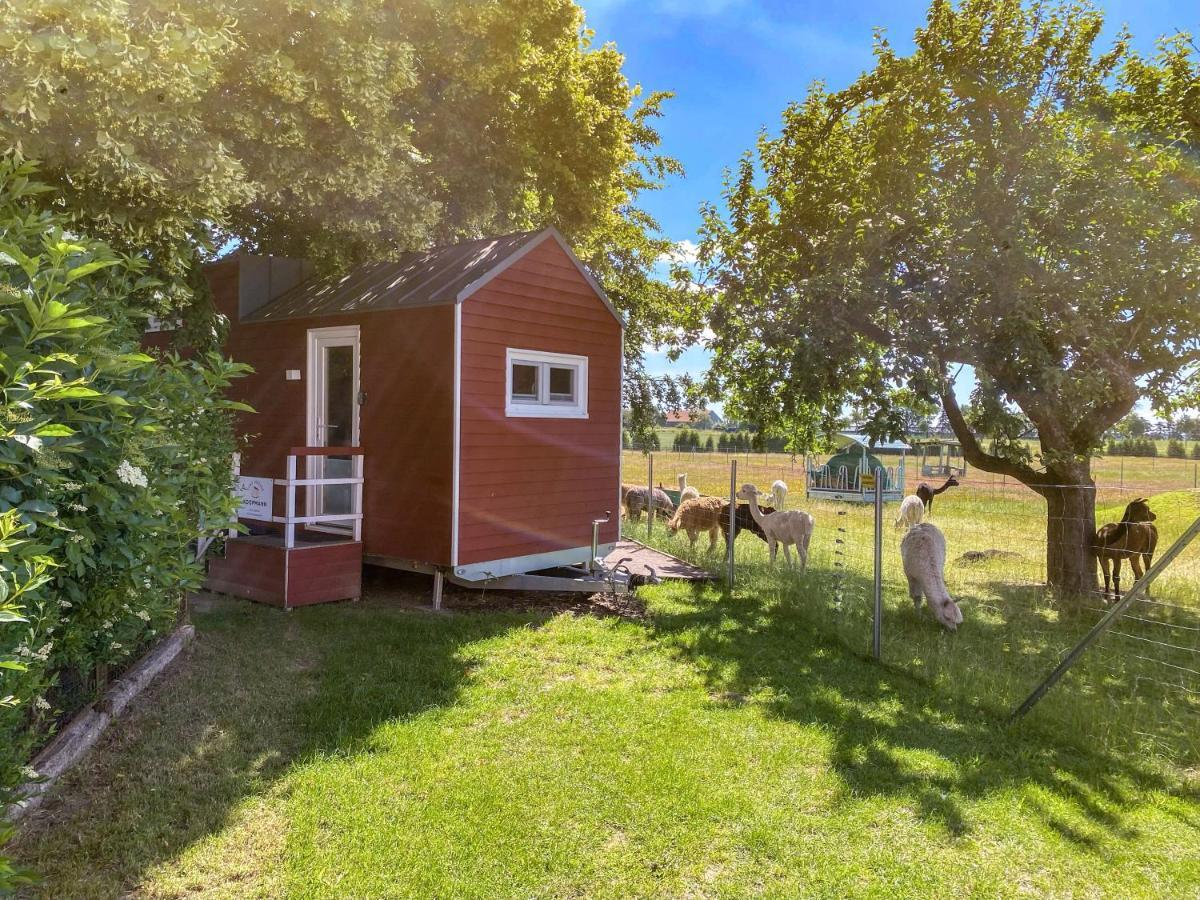 Rubkow Tiny House Auf Der Alpaka Farmヴィラ エクステリア 写真