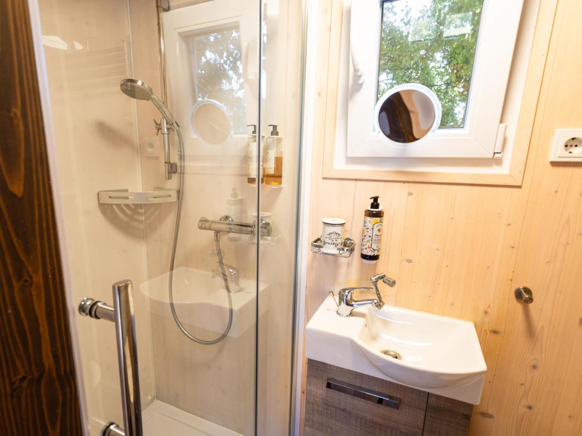 Rubkow Tiny House Auf Der Alpaka Farmヴィラ エクステリア 写真