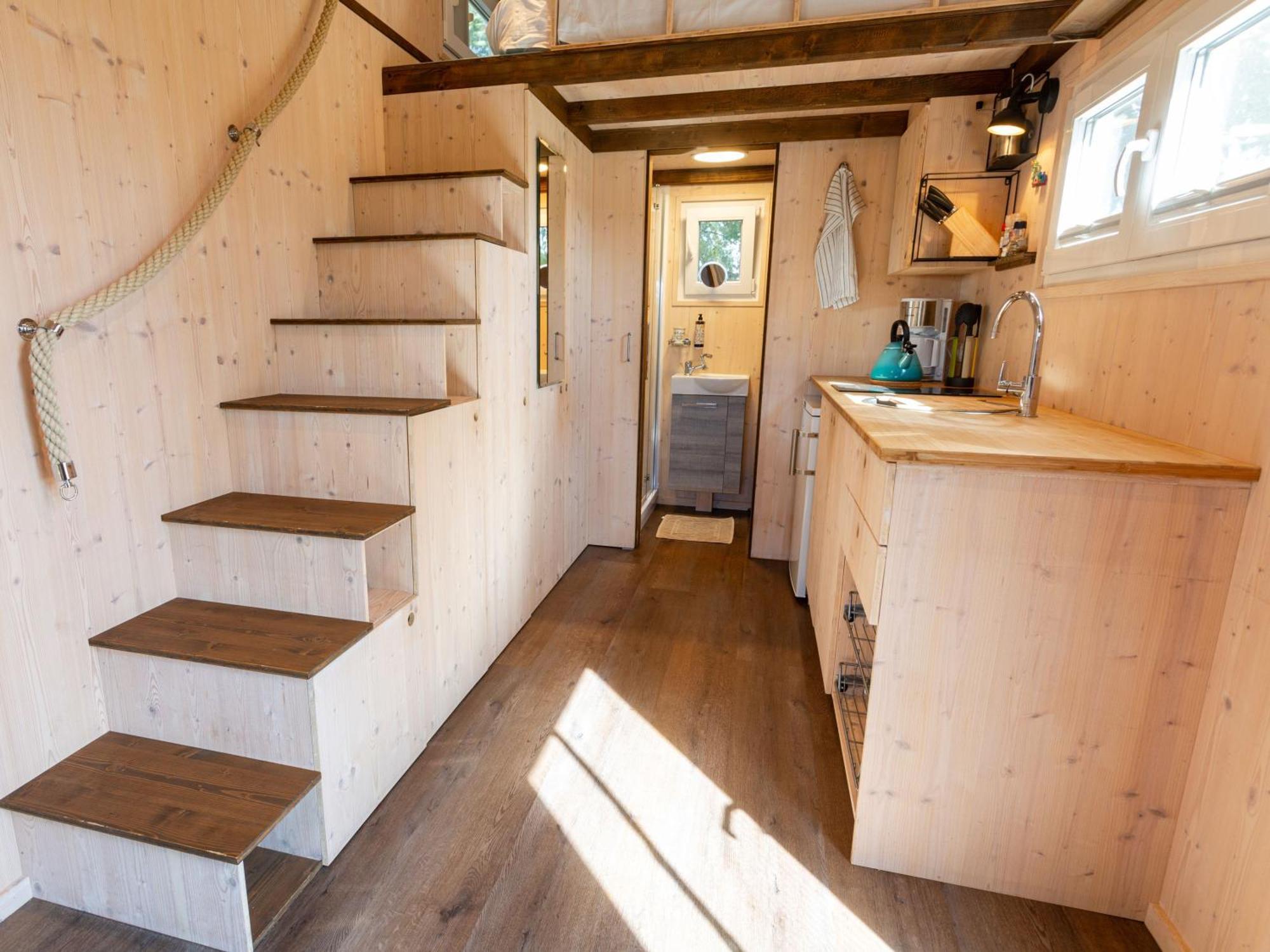 Rubkow Tiny House Auf Der Alpaka Farmヴィラ エクステリア 写真