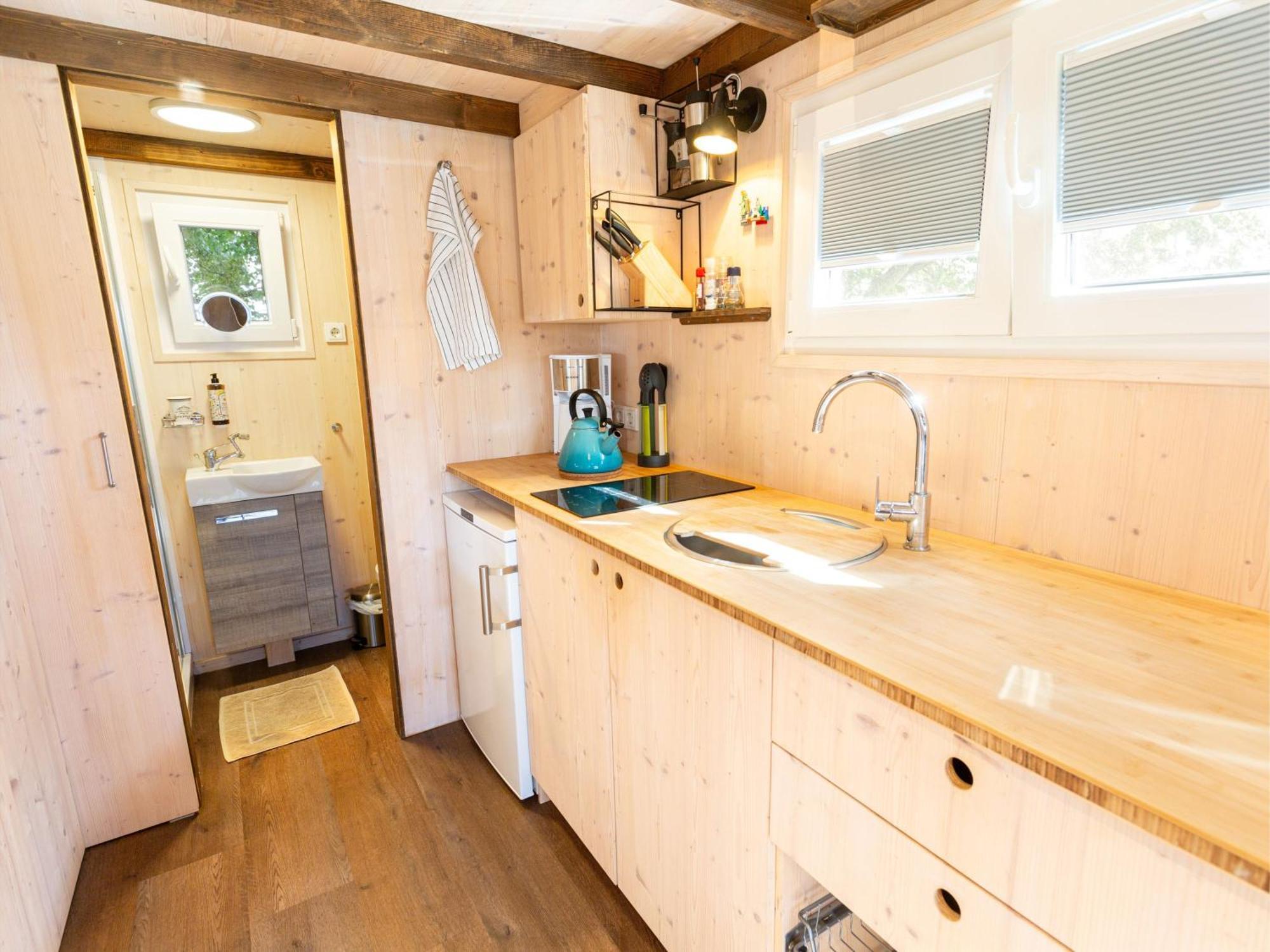 Rubkow Tiny House Auf Der Alpaka Farmヴィラ エクステリア 写真