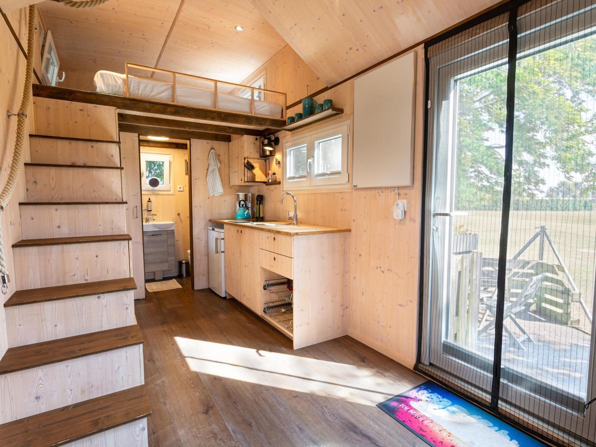 Rubkow Tiny House Auf Der Alpaka Farmヴィラ エクステリア 写真