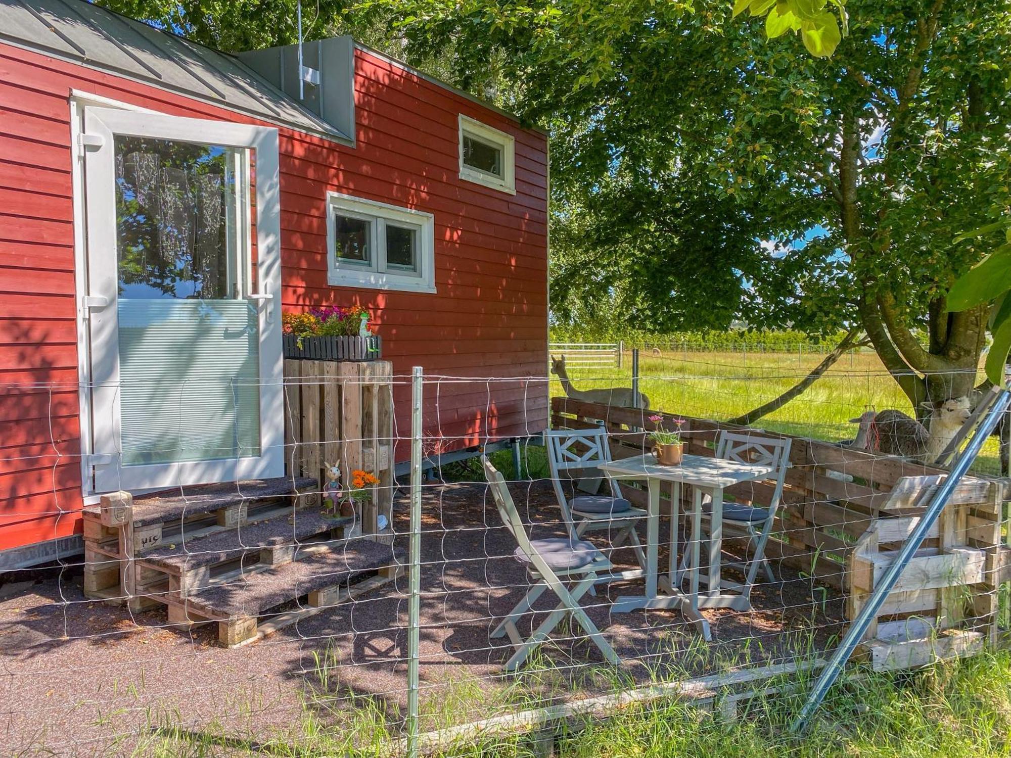 Rubkow Tiny House Auf Der Alpaka Farmヴィラ エクステリア 写真